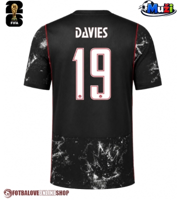 Kanada Alphonso Davies #19 Venkovní Dres MS 2026 Krátkým Rukávem